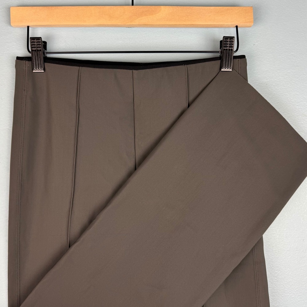 Athleta Mercurial Cropped Flare High Rise Pants Women's XS Gray Pull On Stretch